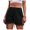 Black, variant on biudgviw Denim Shorts for Women Elastic High Waisted Trendy Drawstring Jeans Casual Hot Summer Shorts with Pockets