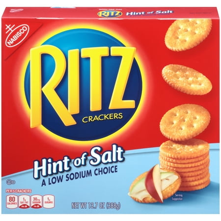 Ritz Hint of Salt Crackers - Low Sodium Choice, 13.7 oz