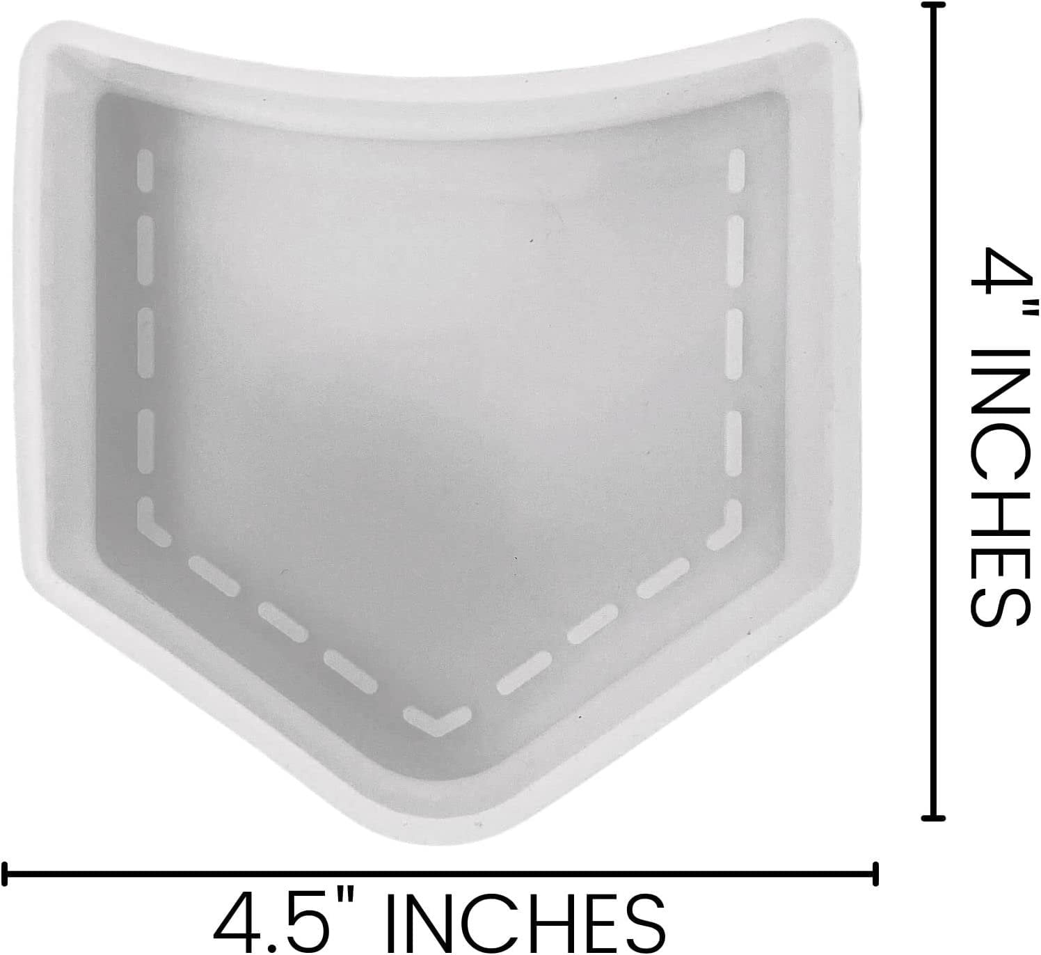 Pocket Silicone Mold  6 Pack  Size 4.5" Wide x 4" Long x 1" Deep  Pocket Mold  Cowboy Jeans Pocket Design for Freshie, Soap, Resin, Candles
