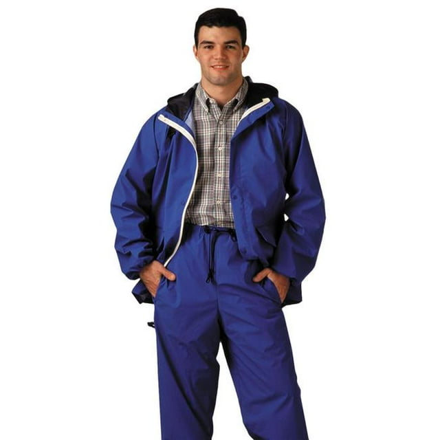 Tingley Rubber 702110198 2 Piece Royal Blue Storm Champ Rain Suit, Small