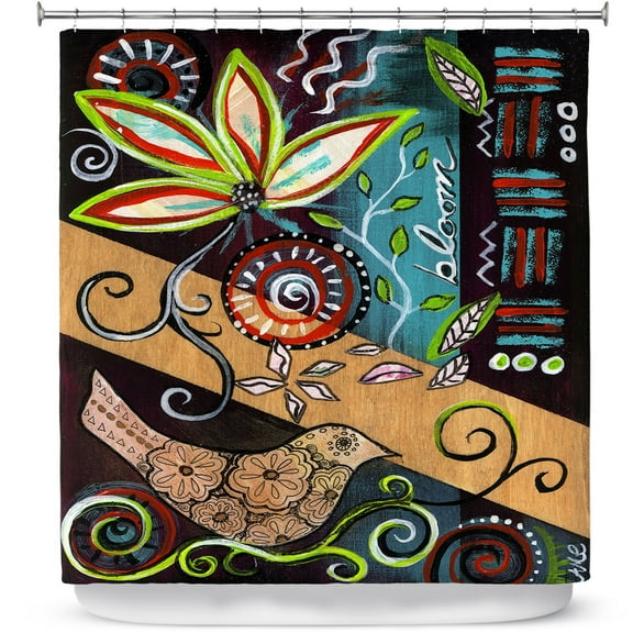 Shower Curtains 70" x 84" from DiaNoche Designs by Ann-Marie Cheung - Bloom