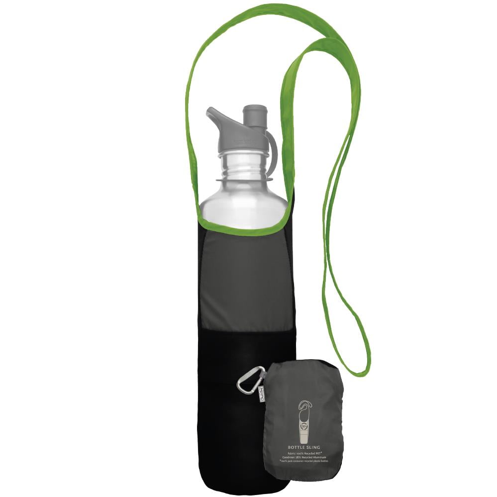 ChicoBag Bottle Sling rePETe Recycled Water Bottle Carrier Bag with Pouch 