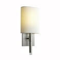 thumbnail image 7 of 16.75 Inch 8.4W 120V 1 Led Wall Sconce-Satin Nickel Finish-White Shade Color Oxygen Lighting 3-587-124, 7 of 7