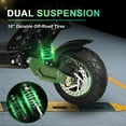 thumbnail image 3 of Electric Scooters Adults 1200w Motor up to 35MPH 45Miles Long Range , 10'' Off Road Tires Commuting Escooter with Seat, 3 of 8