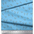 thumbnail image 2 of Soimoi Poly Georgette Fabric Yacht & Anchor Hook Nautical Printed Craft Fabric by The Yard 42 Inch Wide, 2 of 3