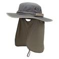 thumbnail image 2 of Sombrero para el sol shamjiam protección UV Cubierta de cuello gris, 2 of 8