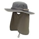 thumbnail image 2 of Sombrero unisex para el + Protección Cubierta con solapa para el cuello Transpirable Secado para senderismo , sombrero gris Sombrero gris oscuro DYNWAVEMX Sombrero para el sol, 2 of 8