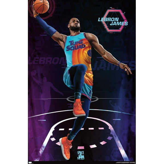 Space Jam: A New Legacy - LeBron James Wall Poster, 22.375" x 34"