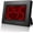 Black Case-red Led Digit, variant on Small Wall Clock, Digital Alarm Clock, 8" Extra Large Display, 3" LED Digit Contantly Light Up, Battery Operated, Adjustable Brightness, Clock for Bedroom, Wall-Mounted/Table-top