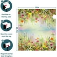 thumbnail image 6 of Spring Magnetic Mailbox Covers Flower Mailbox Covers Magnetic Standard Size 18" X 21" Butterfly Floral Mailbox Wraps Post Letter Box Cover Decor for Outside Garden Yard Farmhouse Home, 6 of 6