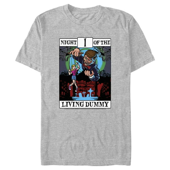 Men's Goosebumps Night of the Living Dummy Tarot  Graphic Tee Athletic Heather Medium