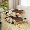 thumbnail image 3 of Abstract Throw Pillow Covers for Couch Sofa Bed, Set of 2 Modern Abstract Art Decorative Pillows Cushion Covers, Grey Brown Black Pillow Inserts Not Included, 16x16 inch, 3 of 6