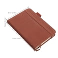 thumbnail image 2 of unbranded Libreta Portátil Para Notas Con Práctico En Marrón, 2 of 6