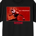 thumbnail image 2 of Ultraman Rising Ken Sato Hero Pose Crew Neck Short Sleeve Men's Black T-shirt-XL, 2 of 4