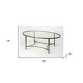 thumbnail image 5 of Monica Gold Oval Coffee Table, 5 of 5