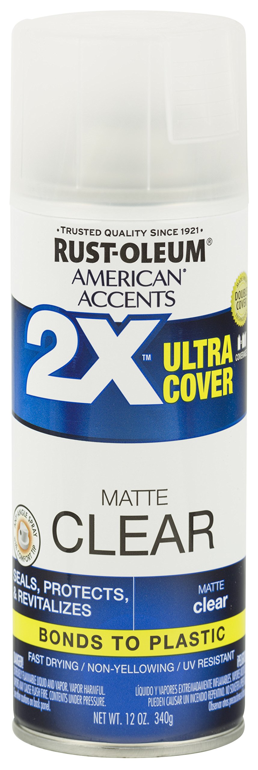 R♡ Rust-Oleum 327862 American Accents Spray Paint, Matte Clear