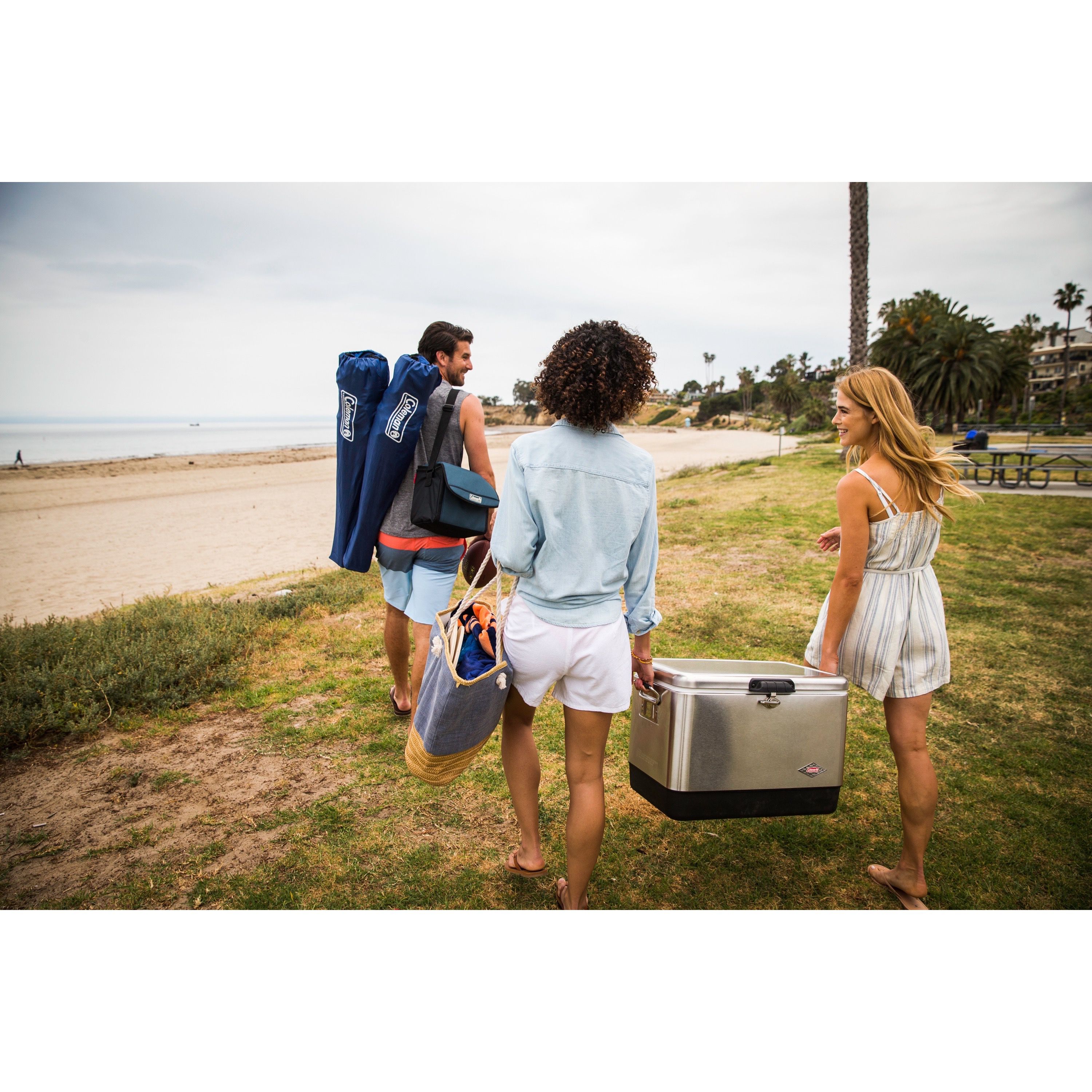 Coleman 54-Quart Steel Belted Cooler, Stainless Steel - image 3 of 7