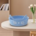 thumbnail image 4 of Cotton Rope Woven Cat Ear Storage Basket Organizer for Toys Office Supplies and Home Decor, 4 of 5