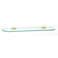 thumbnail image 4 of Alno A6750-24-BARC Charlie's 24" Wide Glass Bathroom Shelf - Barcelona, 4 of 7