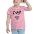 thumbnail image 3 of I'm Told I love Billiard Cute Toddler T Shirts for Boys Girls (Pink, 3T), 3 of 5