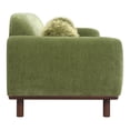 thumbnail image 4 of Furniture of America Ellita Mid-Century Modern Chenille OEKO-TEX Certified Sofa with Faux Fur Pillows, Olive Green, 4 of 14