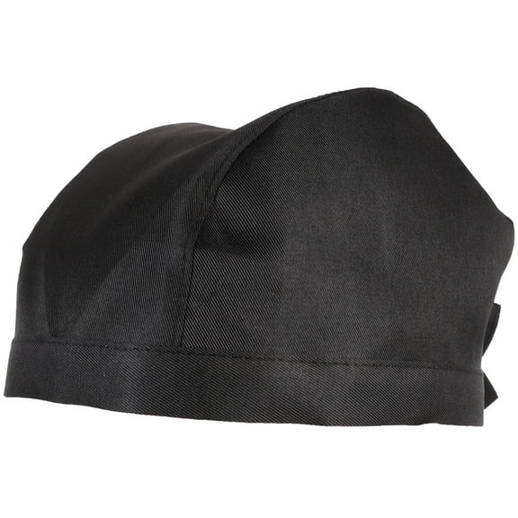 REACHISE Chef Hat Headwear for Service Kitchen Restaurant (Black)