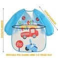thumbnail image 5 of Waterproof Children's Art Smock Kids Painting Aprons Long Sleeve Smock for Eating 1-3 Years, 5 of 5
