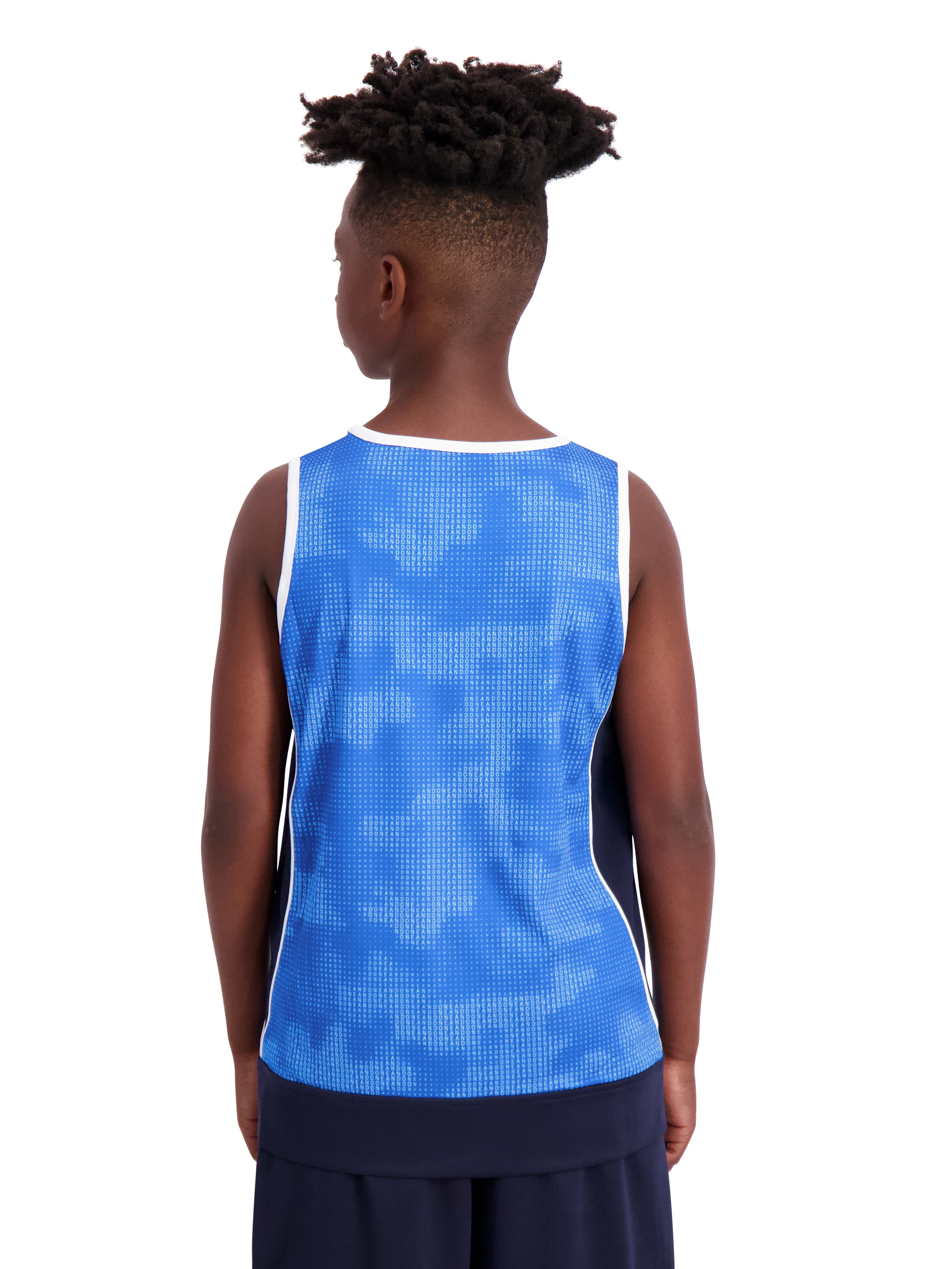 AND1 Boy's Athletic Baseline Basketball Tank Top, Sizes 4-18