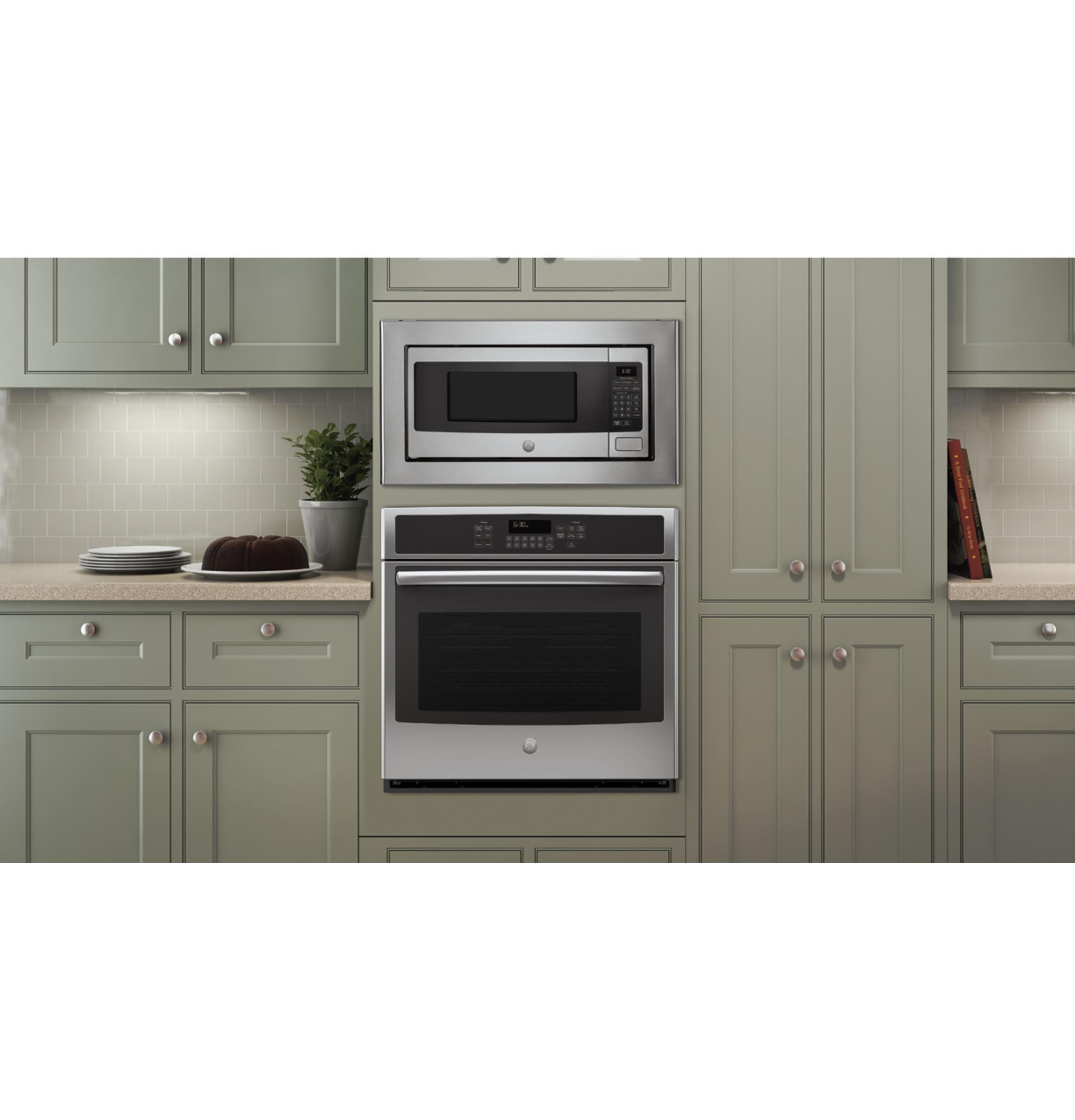 GE Profile Series 1.1 Cu. Ft. Countertop Microwave Oven, Stainless Steel, 800 Watts