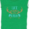 thumbnail image 4 of Inktastic Life is Better at the Cabin, Deer Antlers, Camping Boys or Girls Baby Bodysuit, 4 of 5