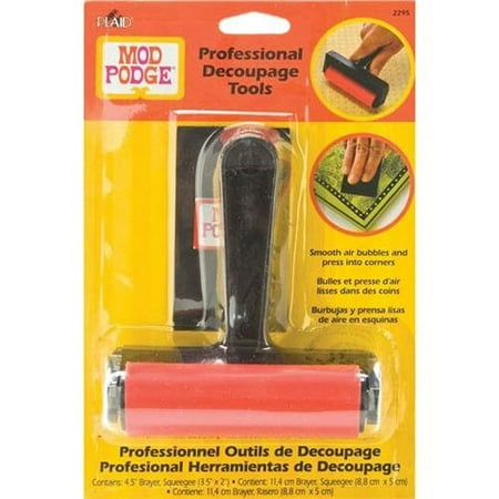 Mod Podge Professional Tool Set. Brayer, Two Squeegees