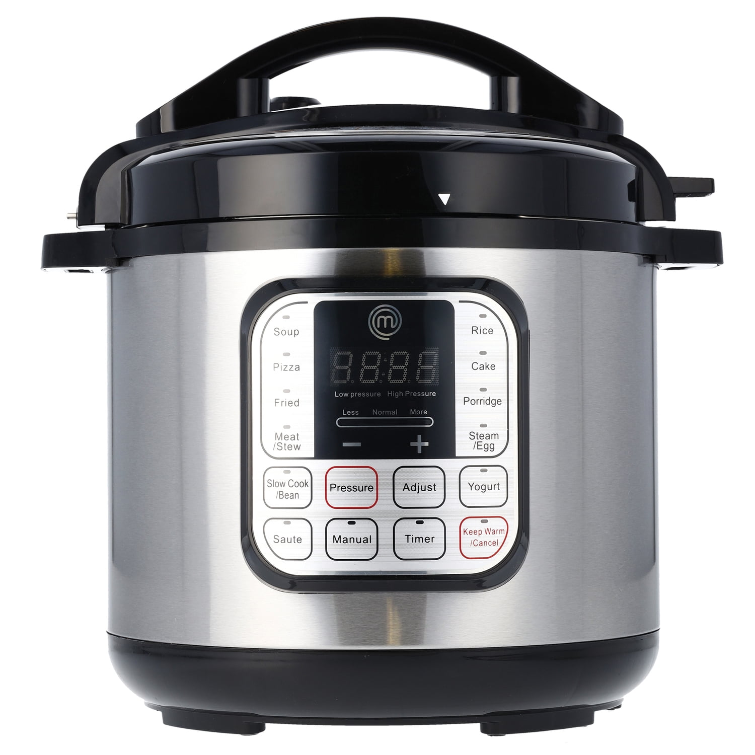 MasterChef 13-in-1 Pressure Cooker- 6 QT Electric Digital Instant MultiPot  w 13 Programmable Functions- High and Low Pressure Slow Non-Stick Pot