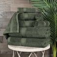 thumbnail image 7 of Superior 800 GSM Egyptian Cotton 8-Piece Towel Set, Soft Ultra Absorbent Towels, Charcoal, 7 of 7