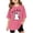 Hot Pink, variant on Children Graphic T Shirt Casual Loose Fit Short Sleeve Tee with Print Comfortable Blend Top for Tween Tween and Youth Tween Girl Shirt 2t 13-14 Years