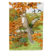 Carolines Treasures ASA2074GF Grey Squirrel Flag Garden Size  Small multicolor