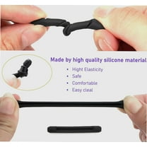10 pairs silicone glasses temple tips elastic sleeve eyeglass retainer grip, soft rubber Anti-slip comfort eyeglasses ear grip for kids glasses sunglasses reading glasses spectacle eyewear