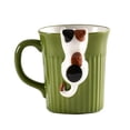 thumbnail image 1 of Taza de cerámica con diseño de animales trepadores, ideal for café, té, cacao, leche, hogar, oficina, etc., 1 of 9