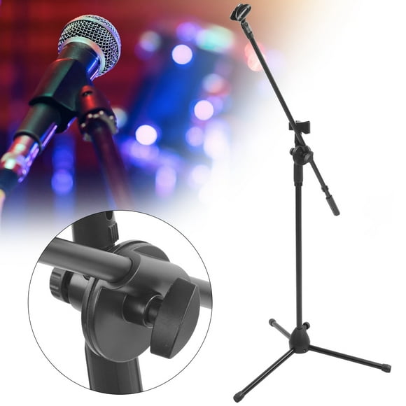 Microphone Stand, Tripod Boom Microphone Stand, Multifunctional Speeches