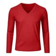 thumbnail image 4 of Kalauyu Long Sleeve Gym T Shirts for Men Mesh V Neck Quick Dry Moisture Wicking Casual Lightweight Summer Solid Workout Tops, 4 of 9