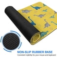 thumbnail image 6 of Long Mouse Pads for Desk,Yellow Cartoon Dinosaurs Pattern Desk Mats on Top Of Desks, Desk Mouse Pad Extra Large with 3mm Non-Slip Base and Stitched Edge for Gaming,Office,Work,Home 31.5"x11.8", 6 of 6