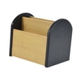 thumbnail image 2 of Organizador de escritorio con soporte para control remoto de mesa para sala de estar y mesita de noche Negro, 2 of 9