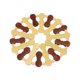 thumbnail image 2 of Juego de posavasos aislantes de madera - Soporte para bebidas de madera dura natural resistente al calor para cocina | oficina | sala de estar - Amarillo | 1 unidad | 15 x 14 x 1 cm, 2 of 6