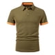 thumbnail image 2 of pstuiky camisetas de hombre, Camiseta informal de manga larga para hombre, con botones y cuello vuelto camisas casuales para hombre xl, 2 of 7