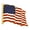 1-piece set, variant on Premium American Flag Lapel Pin, Extra Thick Metal US Flag Brooch, Anti-Rotational Pin Back, Patriotic Accessory for Suits, Jackets, Backpacks, Gifts