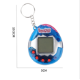 thumbnail image 2 of Merkmak Virtual Electronic Digital Pets Keychain Game Keyring Electronic Toys Nostalgic Virtual Digital Pet Retro Handheld Game Machine(Blue）, 2 of 3