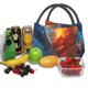 thumbnail image 3 of Disketp Red And Blue Fire Dragon E Bolsa Térmica Estampada, Bolsa Térmica Aislante para Almuerzo, Playa y Campamento, 3 of 6
