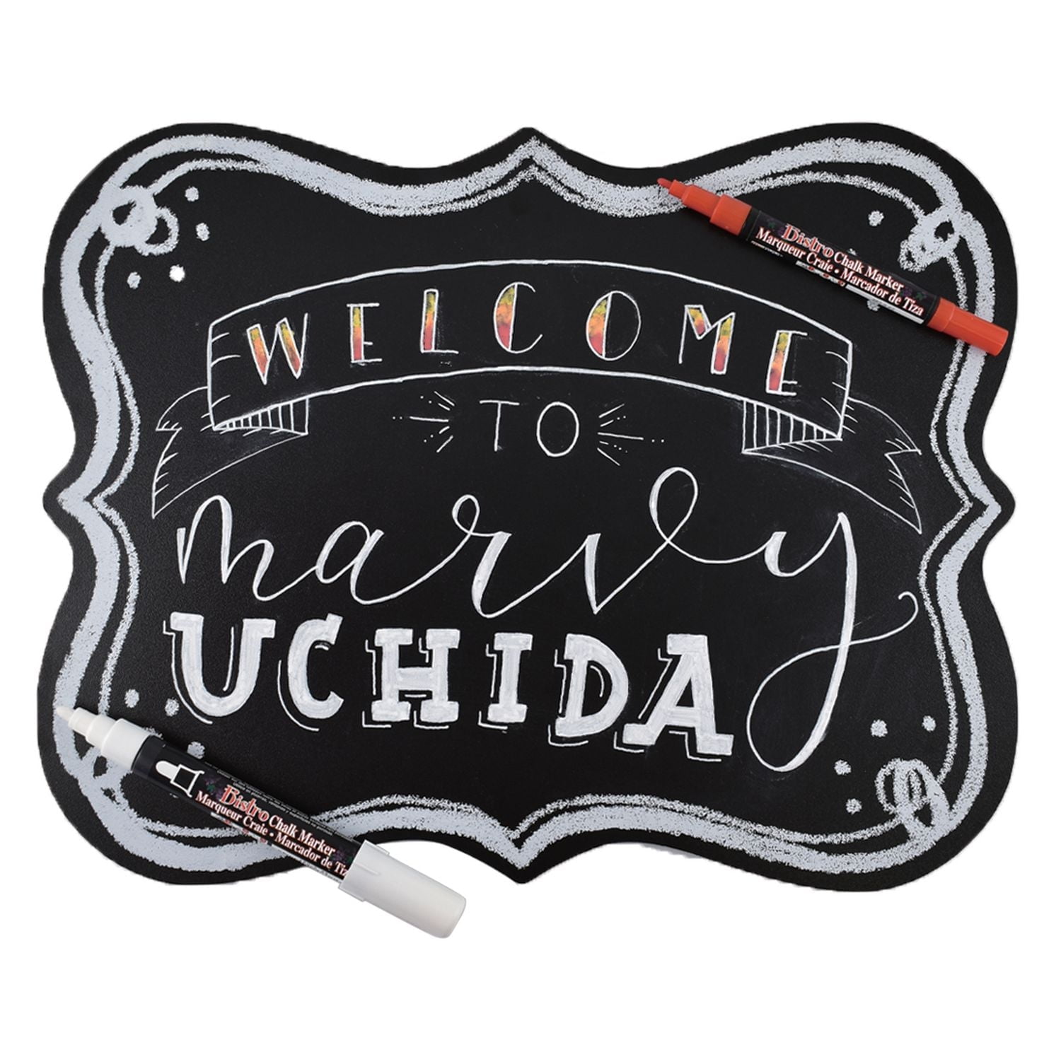 MARVY UCHIDA® BISTRO CHALK MARKERS 2 PC WHITE SET, Chalk Paint Marker