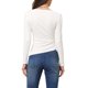 thumbnail image 3 of INSPIRE CHIC Women's Drawstring Ruched Top Round Neck Long Sleeve Irregular Hem Basic T-shirt Tops, 3 of 6