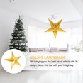 thumbnail image 4 of MasteelfCA 2pcs Christmas Pentagram Lampshade 3d Paper Five Point Star Ceiling Lampshade, 4 of 8