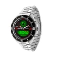 thumbnail image 2 of Reloj De Hombre Steiner Análogo Y Digital Luz Led Extensible de Acero Inoxidable 45 mm Rojo, 2 of 5